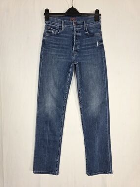 MOTHER The Tomcat Hover  out for the evening  High rise midflare denim jeans